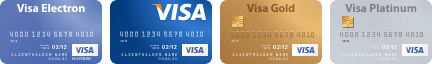 Оплата по банковским картам VISA